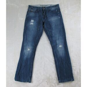 Third‎ & Army Pants Mens 34 Blue Denim Jeans Anderson Casual 34X32
